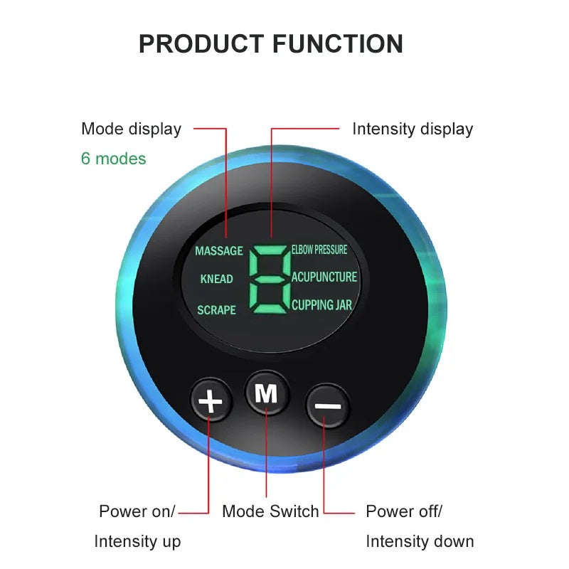 Masajeador Pies Eléctrico USB Portátil Estimulador Muscular